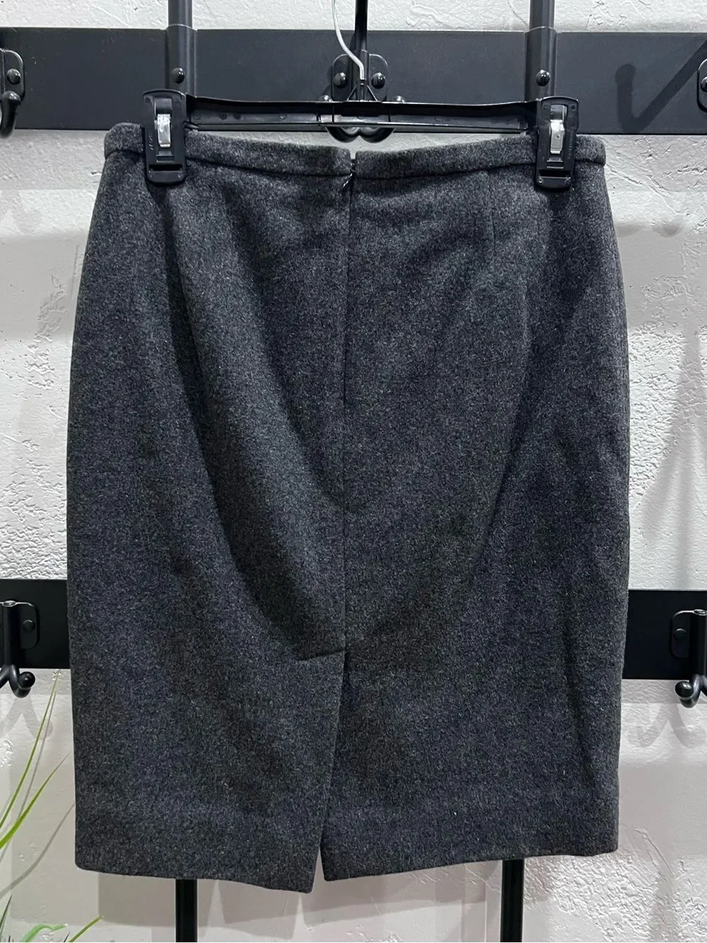 J.Crew Wool Pencil Skirt Charcoal Grey Size 0